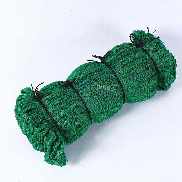 Agricultural Knotted HDPE UV Protection Green Poultry Free Range Net