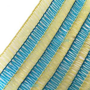 Blue-yellow Stripe UV Treated 2 Pin Nylon Sun Protection Shading Mesh